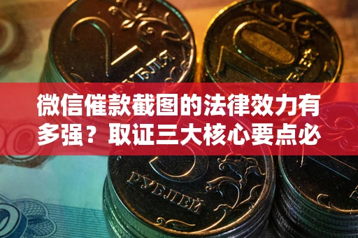 北京微信催款截图的法律效力有多强？取证三大核心要点必须知道！
