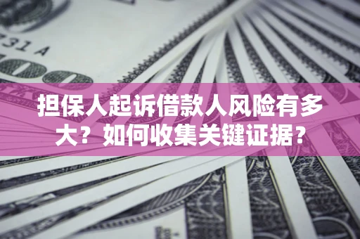 北京担保人起诉借款人风险有多大？如何收集关键证据？