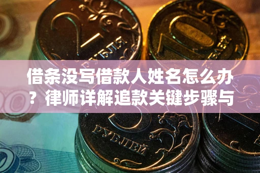 北京借条没写借款人姓名怎么办？律师详解追款关键步骤与证据链构建