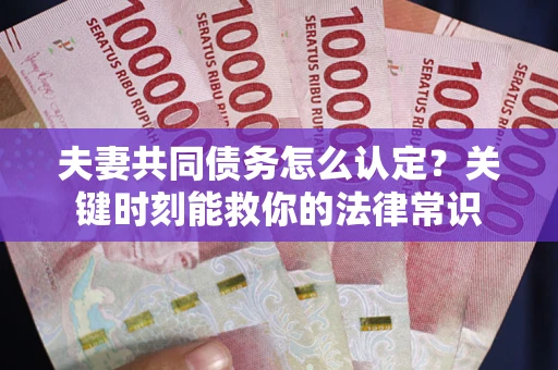 北京夫妻共同债务怎么认定？关键时刻能救你的法律常识